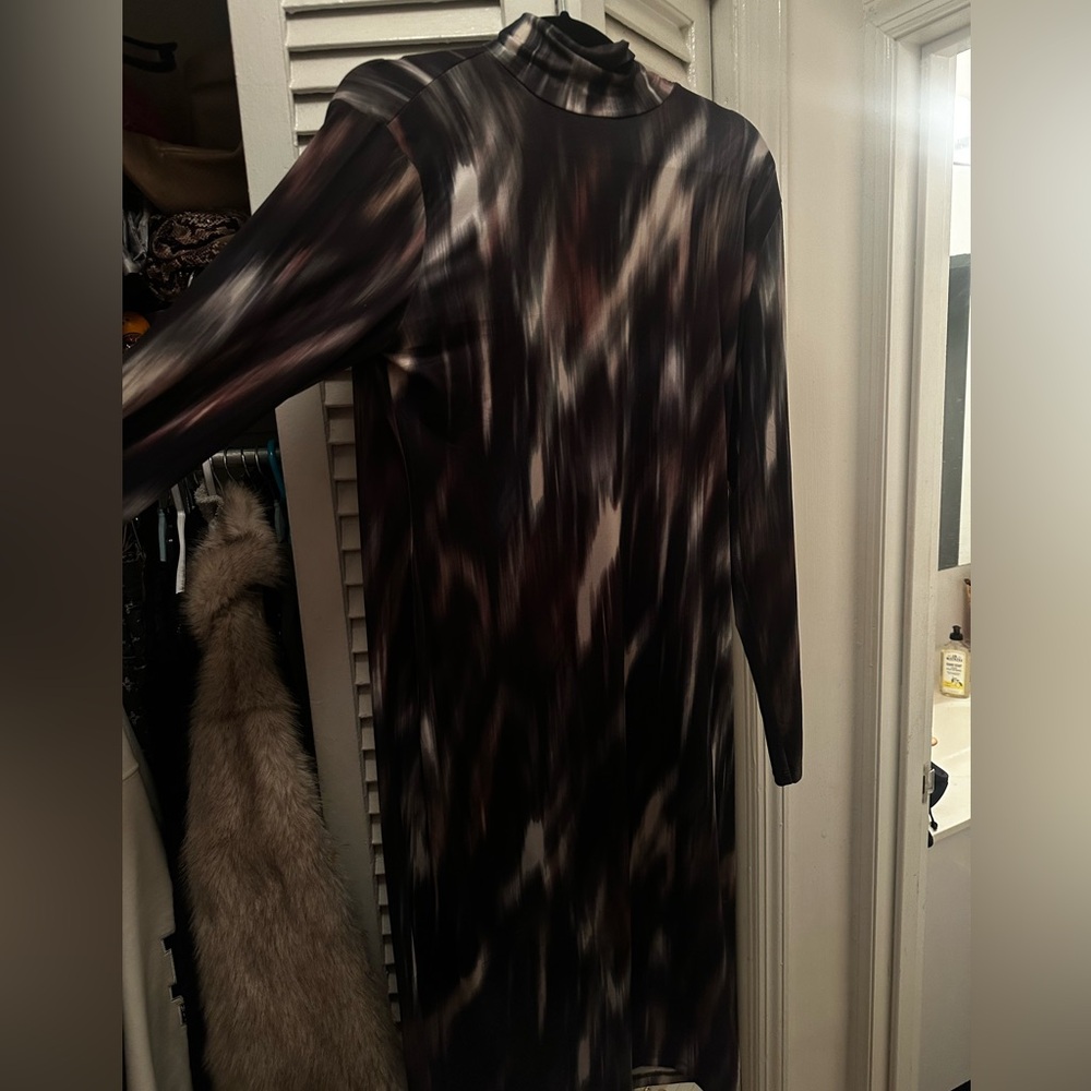 Mock Neck Dress